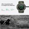 MIDDOW Military Smart Watch with Flashlight (Answer/Make Cal...