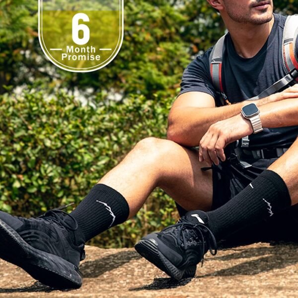 Merino Protect Merino Wool Socks for Men Warm Soft Hiking So...