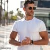 Classic Men's Short Sleeve Cotton Undershirts | Crew Neck T ...