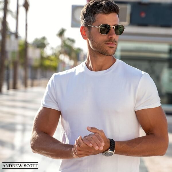 Classic Men's Short Sleeve Cotton Undershirts | Crew Neck T ...
