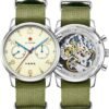 Mens Watches 1963 40mm Manual Winding Seagull ST1901 Movemen...