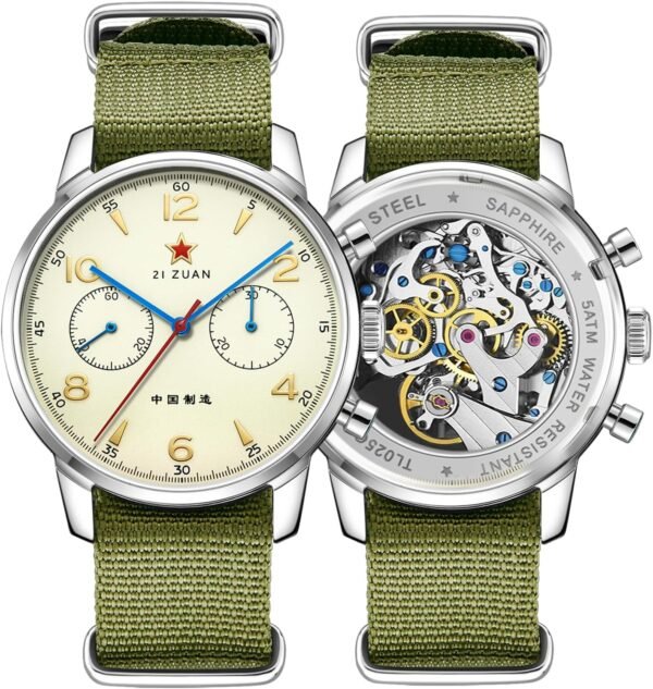 Mens Watches 1963 40mm Manual Winding Seagull ST1901 Movemen...