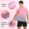 Men's Swim Shirts Rash Guard Short Sleeve UPF 50+ UV Sun Pro...
