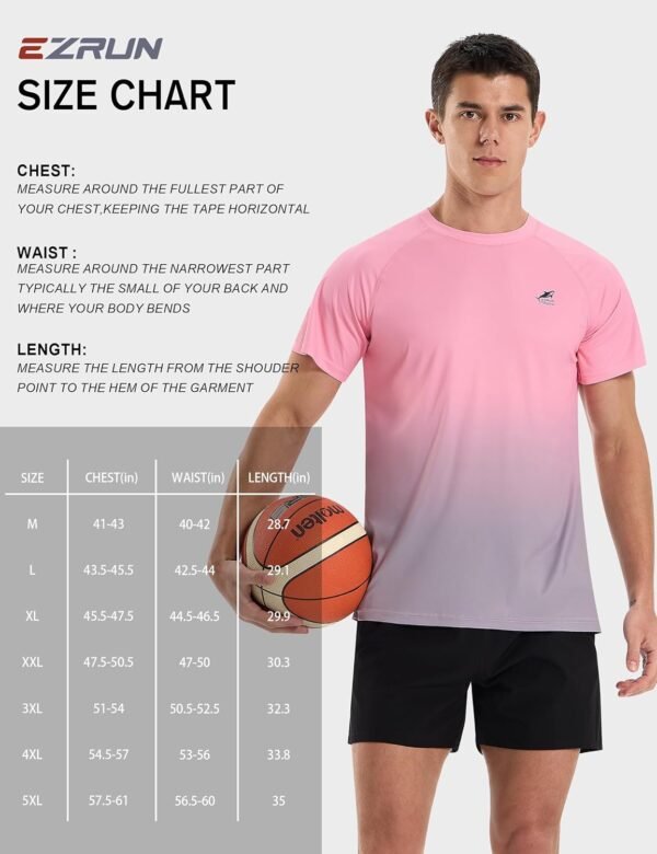 Men's Swim Shirts Rash Guard Short Sleeve UPF 50+ UV Sun Pro...