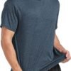5 Pack Men's Dry Fit T Shirts Athletic Running Gym Workout S...