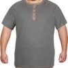 OLRIK Big and Tall Shirts for Men Cotton Henley Short Sleeve...