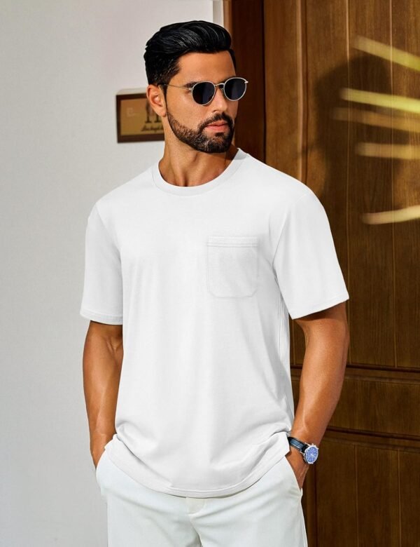 Cotrasen Men's T-Shirts Cotton Short Sleeve T Shirts for Men...