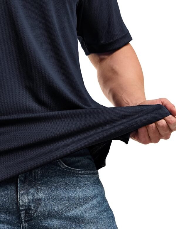 CQR Men's Polo Shirts, Tactical Short Sleeve Golf Performanc...