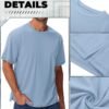 3 Pack Men's Big and Tall T-Shirts, Crew Neck Cotton Short S...