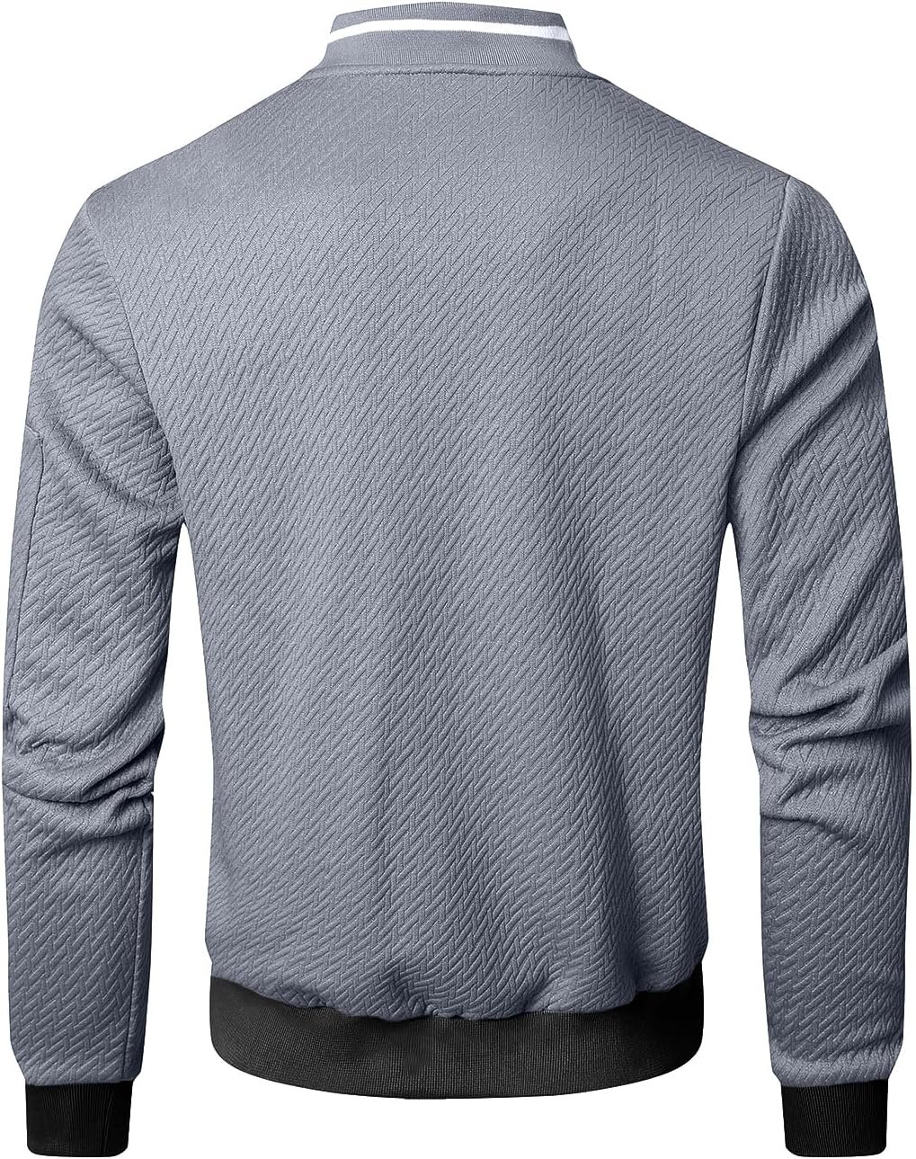 Mens Loose Fit Lightweight Jacket Casual Stylish bomber Jack... - Image 4