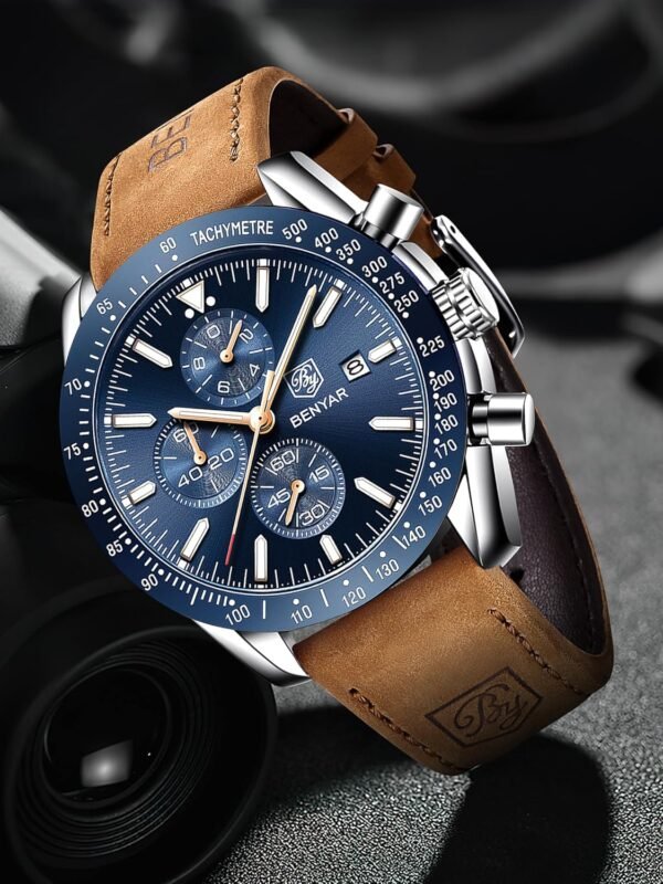 BY BENYAR Watch for Men Analog Quartz Chronograph Waterproof...