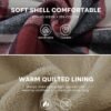 Men's Flannel Shirt Sherpa Jacket Full Zip Long Sleeve Plaid...