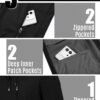 33,000ft Men's Softshell Jacket with Hood Waterproof Windbre...