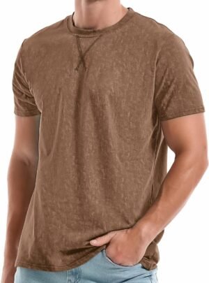 KLIEGOU Men's T-Shirts - Premium Cotton Crew Neck Tees S - 4...