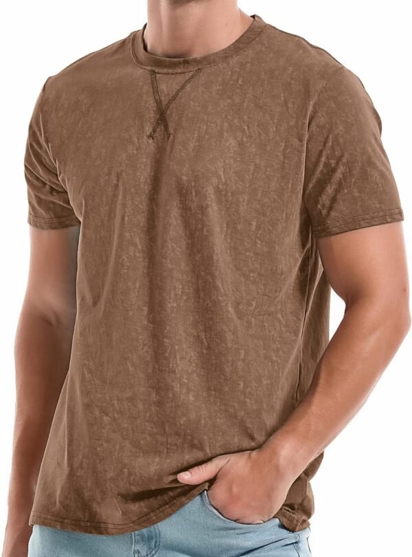 KLIEGOU Men's T-Shirts - Premium Cotton Crew Neck Tees S - 4...
