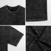 Mens Womens Vintage Washed Fashion T-Shirt Classic Tee Shirt...