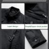 Pursky Men's Canvas Cotton Military Casual Field Jacket Oute...