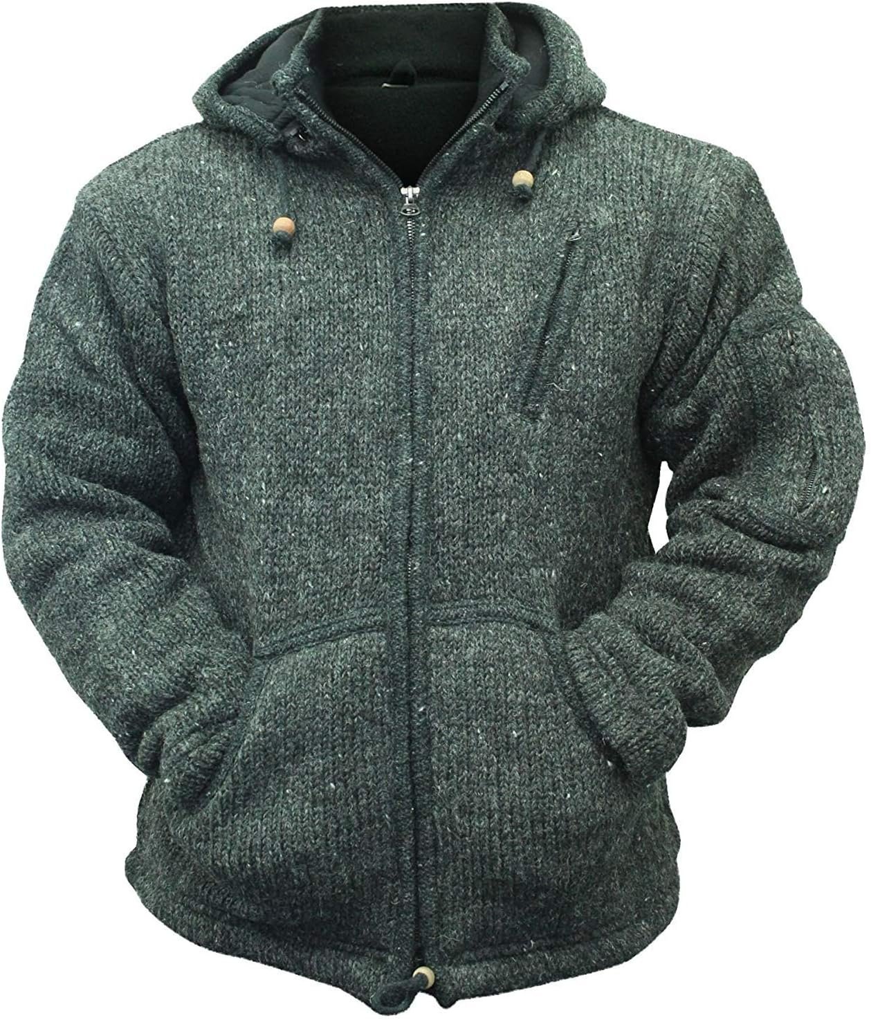 Shopoholic Fashion Mens Detachable Hoodie Hippie Jacket - Image 2