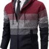 Mylldey Mens Hoodies Knit Sweater, Full Zip Fleece Lined Car...