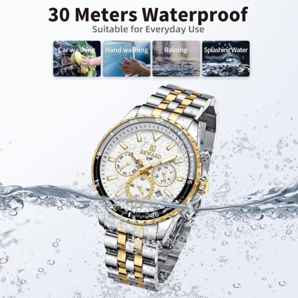 REWARD Men's Wrist Watches Fashion Business Dress Stainless ...