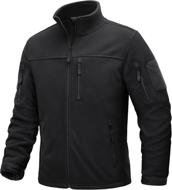 TACVASEN Men's Fleece Jacket Full Zip Winter Jacket Lightwei...