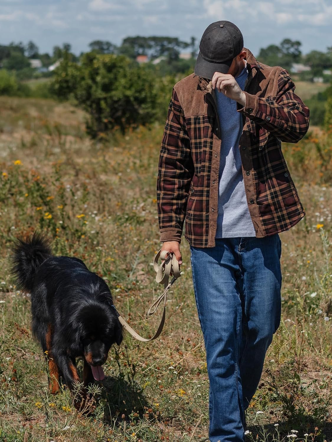 Mr.Stream Men's Outdoor Casual Vintage Long Sleeve Plaid Fla... - Image 7