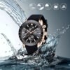 BENYAR Mens Watches Quartz Movement Chronograph Leather Stra...
