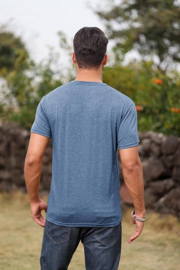 YawYews Men's Henley Shirts Short Sleeve Casual Button T Shi...