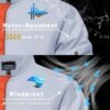 KEFITEVD Men's Jacket Casual Windproof Bomber Jackets Full Z...