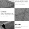 Comdecevis Mens 2 Pack Cotton Crewneck T-Shirts Hipster Hip ...