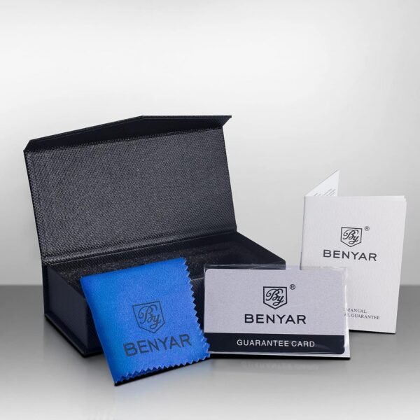 BENYAR Mens Watch Analog Quartz Movement Chronograph Stylish...