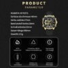 NAVIFORCE Men's Military Digital Watches Analog Quartz Water...