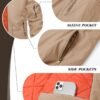 KEFITEVD Men's Jacket Casual Windproof Bomber Jackets Full Z...