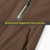 TACVASEN Men's Winter Ski Jacket Waterproof Snow Coats Snowb...