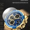 NAVIFORCE Men's Military Digital Watches Analog Quartz Water...