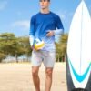 KPSUN Mens Swim Shirts UPF 50+ Rash Guard Long Sleeve Sun UV...