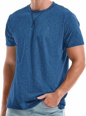 KLIEGOU Men's T-Shirts - Premium Cotton Crew Neck Tees S - 4...