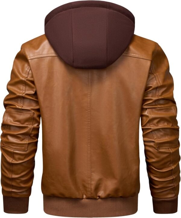 WULFUL Men's Leather Jackets, Faux Leather Jacket for Men La...