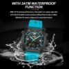 NAVIFORCE Fashion Business Mens Watches,Multifunctional Dual...