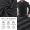 Collared Muscle Shirts for Men Ribbed Knit Slim Fit Polo Shi...