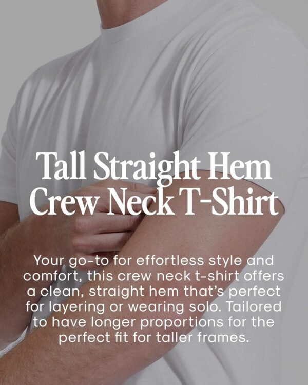 True Classic Mens T-Shirts - Short Sleeve Crew Neck Plain No...