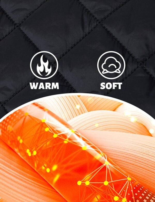 TACVASEN Mens Bomber Jackets Casual Fall Winter Warm Windbre... - Image 5