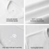 DAVID ARCHY Men's Undershirt Cotton Sorona Blended Moisture-...