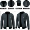 Mylldey Mens Casual Full Zip Cardigan Sweaters Cable Knit Ja...