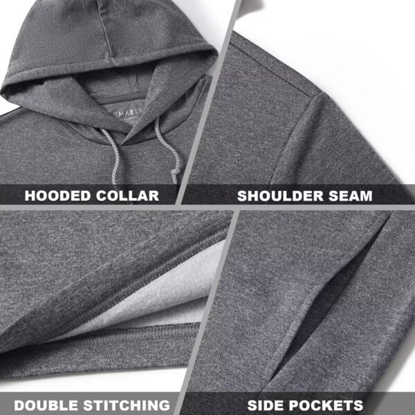M MAELREG Hoodies for Men Golf Fleece Hooded Sweatshirts Dry...