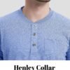 CRYSULLY Men's Henley Shirts Cotton Long Sleeve T-Shirts 3 B...