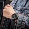 BUREI Men Watches Fashion Stainless Steel Analog Quartz Watc...