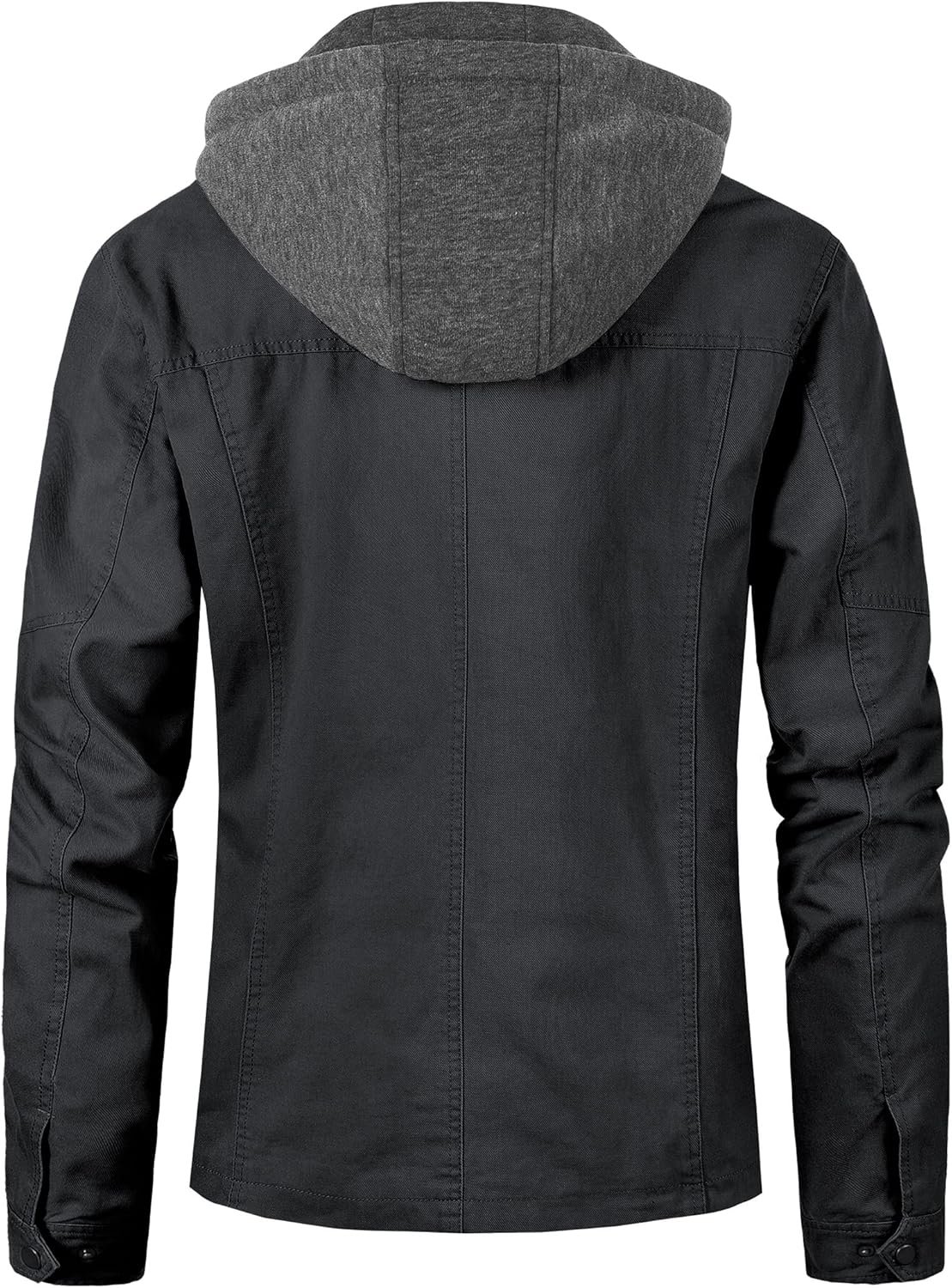 Pursky Men's Canvas Cotton Military Casual Field Jacket Oute... - Image 3