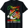 Stepping Into Juneteenth Afro Woman Black Girls Sneakers Men...