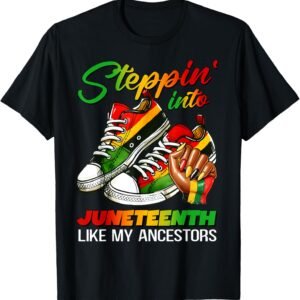 Stepping Into Juneteenth Afro Woman Black Girls Sneakers Men...
